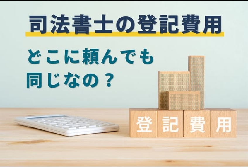司法書士の登記費用は、頼むところにより違うの？
